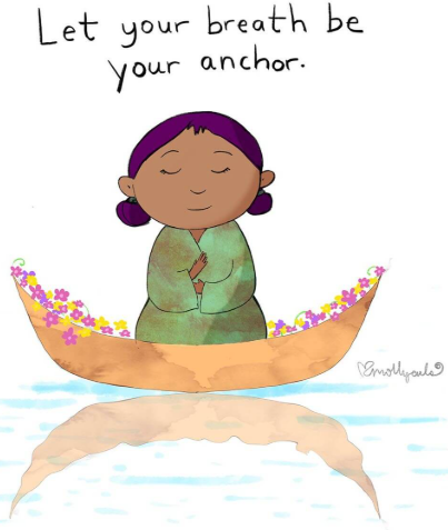 Mindful breathing di kantor untuk mengurangi stres kerja